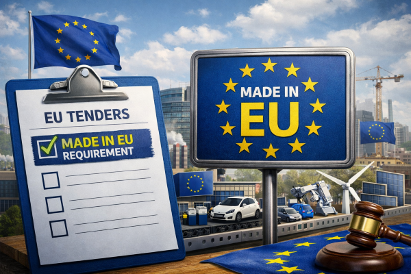 AB, kamu ihalelerine "Made in EU" şartı getirecek